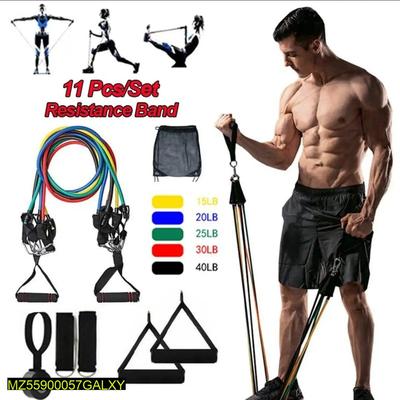 Resistance Exercise Band, Pack Of 11